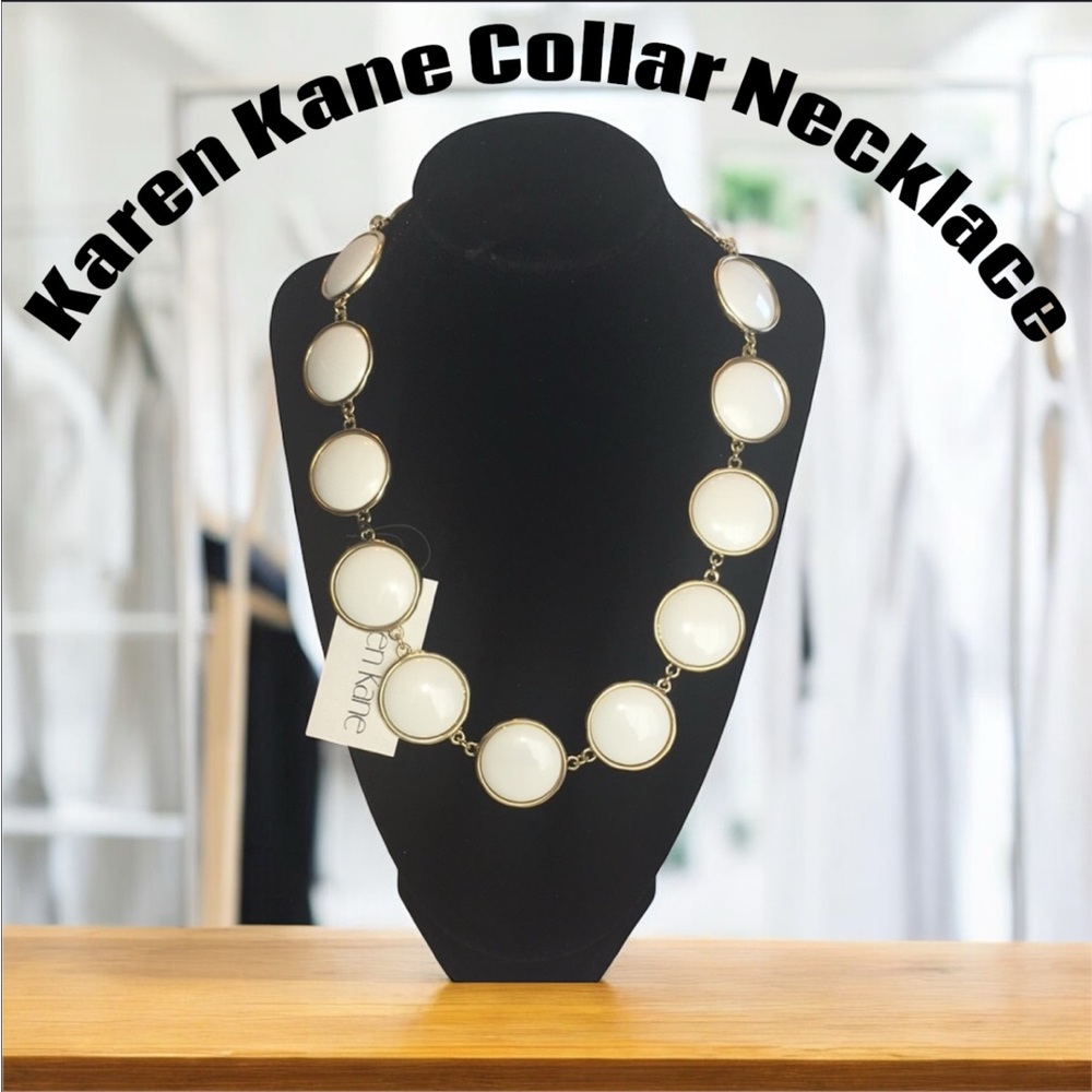 Karen Kane Palm Park Organic Collar Necklace NWT